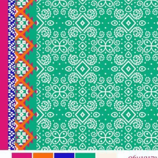 Chunri Unstitched Shirt (Sea Green)