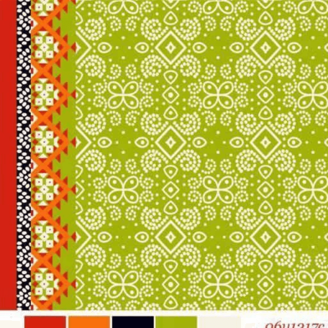 Chunri Unstitched Shirt (Pear Green)