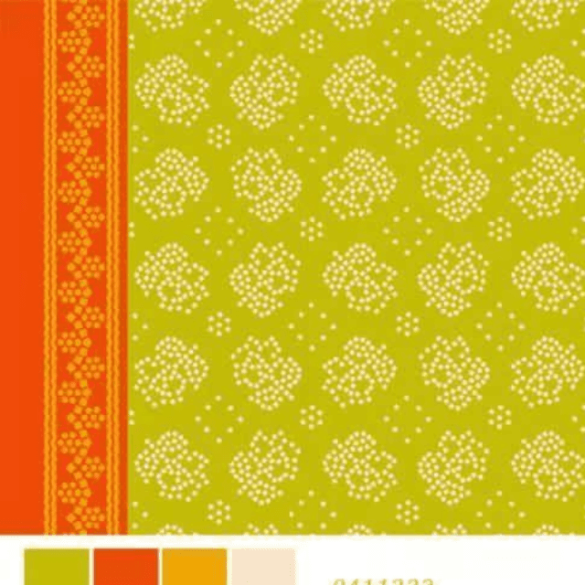 Chunri Unstitched Shirt (Chartreuse Green)