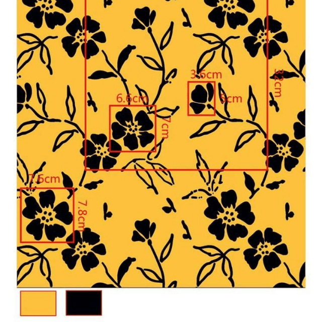 Printed Unstitched Shirt (Bright Yellow)