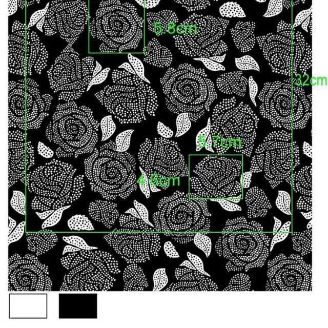 Printed Unstitched Shirt (Black)