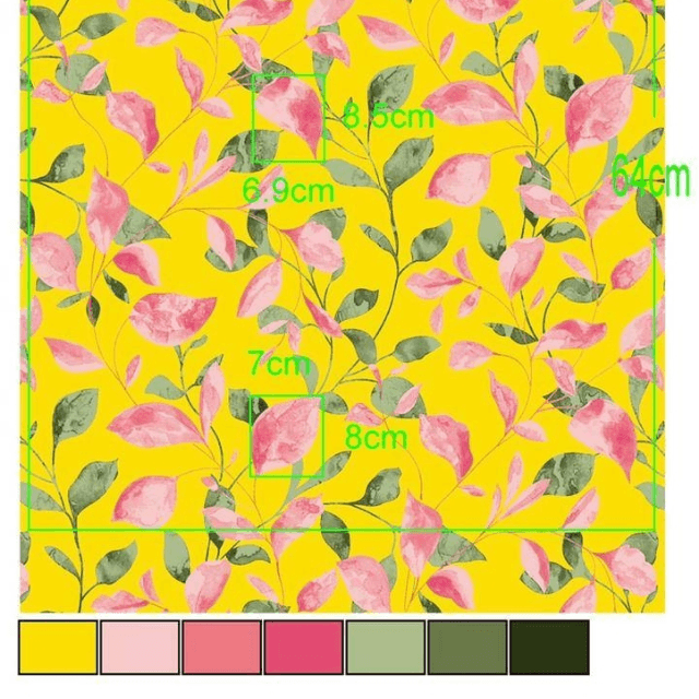 Printed Unstitched Shirt (Bumblebee Yellow)