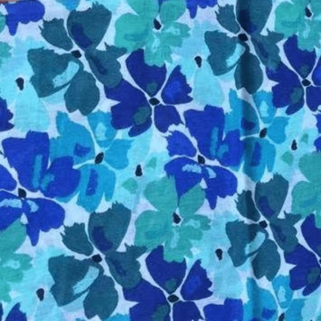 Printed Unstitched Shirt (Sky Blue)