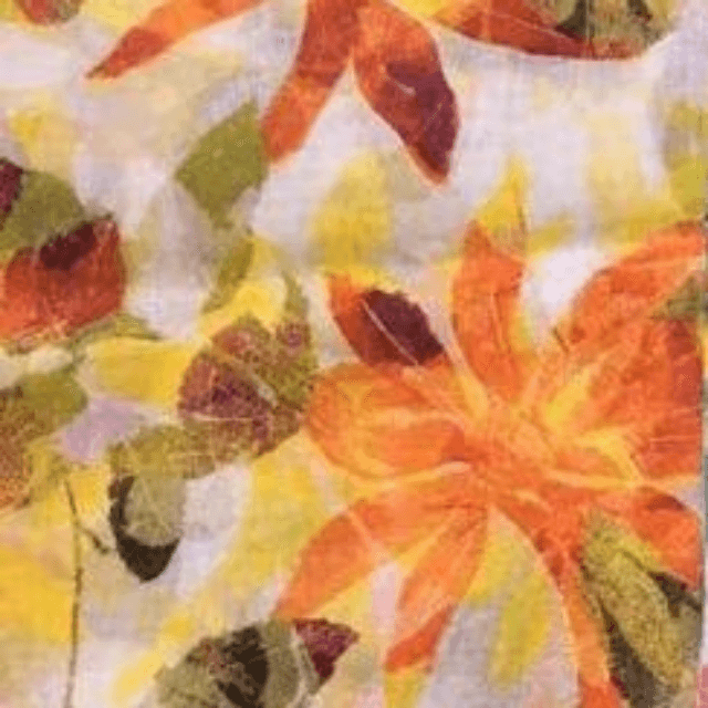Printed Unstitched Shirt (White)